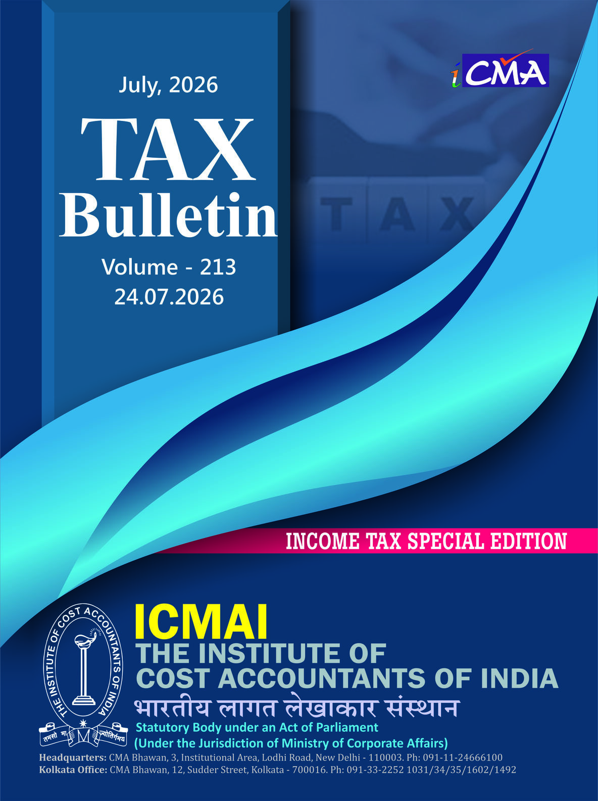 Tax Bulletin : 213 Edition
